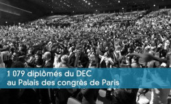 8è cérémonie de remise du DEC au Palais des congrès de Paris