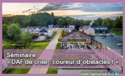 Sminaire  DAF de crise : coureur d'obstacles ! 
