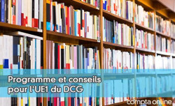 Programme et conseils pour l'UE1 du DCG