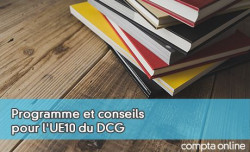 Programme et conseils pour l'UE10 du DCG