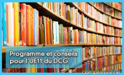 Programme et conseils pour l'UE11 du DCG