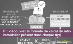 IFI : Dcouvrez la formule de calcul du ratio immobilier prsent dans chaque titre