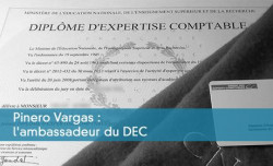 Pinero Vargas : l'ambassadeur du diplme d'expertise comptable