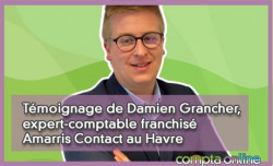 Témoignage de Damien Grancher, expert-comptable franchisé Amarris Contact au Havre