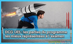 DCG UE5 : les parties du programme les mieux reprsentes  l'examen