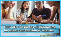 DCG UE8 : les parties du programme les mieux reprsentes  l'examen