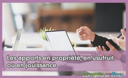 Apport en proprit, en usufruit ou en jouissance : les diffrentes formes de l'apport en nature