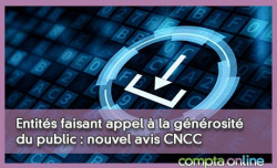 Entits faisant appel  la gnrosit du public : nouvel avis CNCC