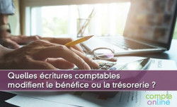 Quelles critures comptables modifient le bnfice ou la trsorerie ?