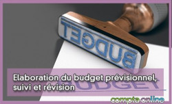 Elaboration du budget prévisionnel, suivi et révision