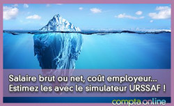 Salaire brut ou net, cot employeur... Estimez les avec le simulateur URSSAF !