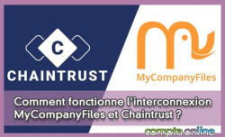 Comment fonctionne l'interconnexion MyCompanyFiles et Chaintrust ?