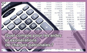 Quel compte pour les aides et exonrations de charges patronales ?