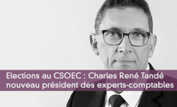 Elections au CSOEC : Charles Ren Tand nouveau prsident des experts-comptables