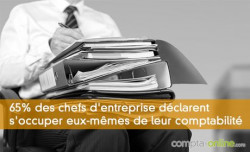 65% des chefs d'entreprise dclarent s'occuper eux-mmes de leur comptabilit