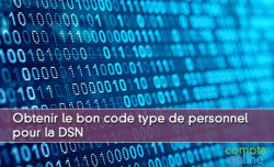Obtenir le bon code type de personnel pour la DSN