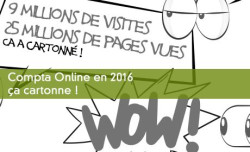 Compta Online en 2016, a cartonne !