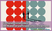 Comptes consolids : les filiales et participations concernes