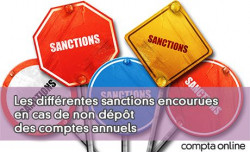 Les diffrentes sanctions encourues en cas de non dpt des comptes annuels