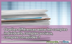 Quelles diffrences entre les comptes individuels, comptes sociaux, comptes consolids ?