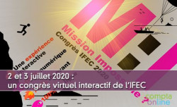 2 et 3 juillet 2020 : un congrès virtuel interactif avec ateliers et partenaires
