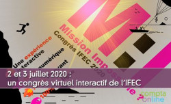 2 et 3 juillet 2020 : un congrs virtuel interactif avec ateliers et partenaires