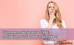 Comment dclarer la CVAE, cotisation sur la valeur ajoute ?