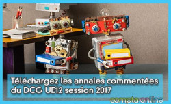 Téléchargez les annales commentées de DCG UE12 session 2017