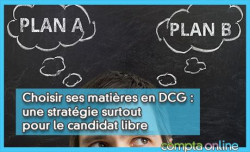 Choisir ses matires en DCG : une stratgie surtout pour le candidat libre