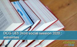 DCG UE3 Droit social session 2020 : astreintes