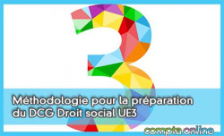 Conseils de mthodologie pour la prparation du DCG Droit social UE3