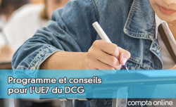 Programme et conseils pour l'UE7 du DCG