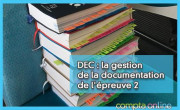 DEC : la gestion de la documentation de l'preuve 2