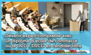 Devenir expert-comptable avec un diplme d'cole de commerce ou le DCG / DSCG en candidat libre