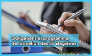 Obligations et programme de formation des EC stagiaires