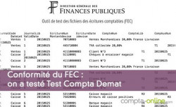 Conformité du FEC : on a testé Test Compta Demat