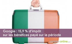 Google : 15,9 % d'impt sur les bnfices pay sur la priode