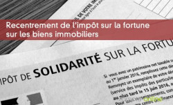 Recentrement de l'impt sur la fortune sur les biens immobiliers