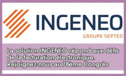 La solution INGENEO rpond aux dfis de la facturation lectronique. Rejoignez-nous au 78me Congrs