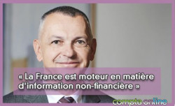 « La France est moteur en matière d'information non-financière »
