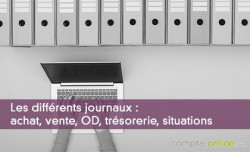 Les diffrents journaux : achat, vente, OD, trsorerie, situations