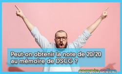 Peut-on obtenir la note de 20/20 au mmoire de DSCG ?