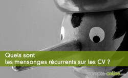 Quels sont les mensonges rcurrents sur les CV ?