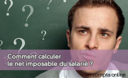 Comment calculer le net imposable du salari ?