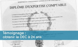 Tmoignage : obtenir le DEC  24 ans