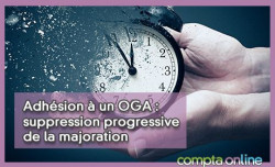 Adhsion  un OGA : suppression progressive de la majoration