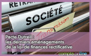 Pacte Dutreil : les derniers amnagements de la loi de finances rectificative