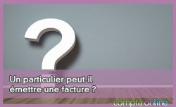 Un particulier peut-il mettre une facture ?