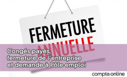 Congs pays, fermeture de l'entreprise et demande  Ple emploi
