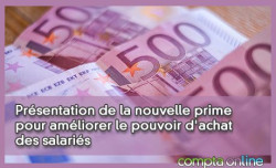 Prsentation de la nouvelle prime pour amliorer le pouvoir d'achat des salaris